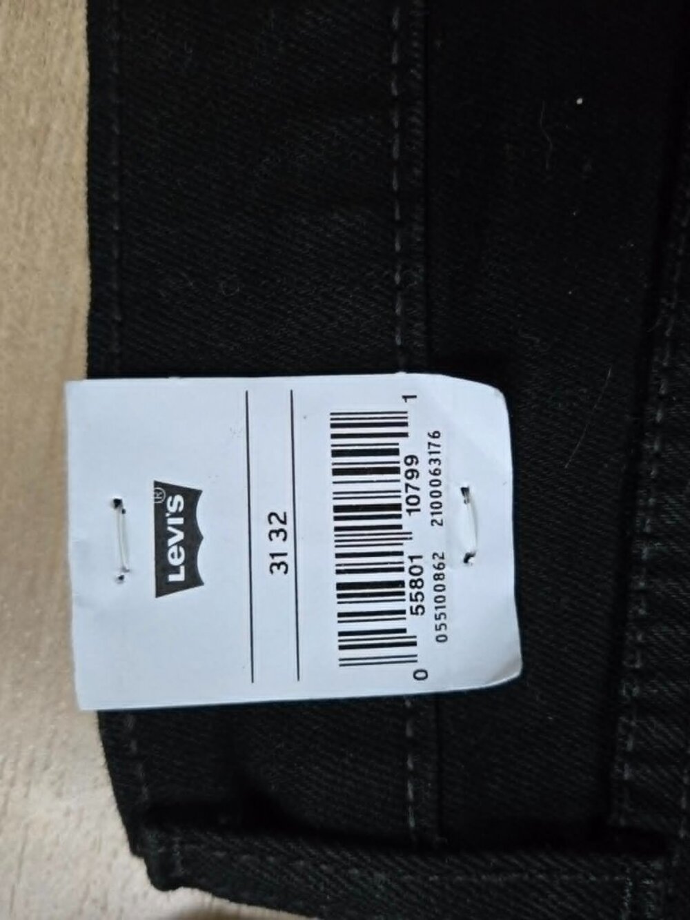 Levi’s 510 Skinny Fit Black Jeans BNWT 31x32 Flex Stretch - Picture 2 of 10